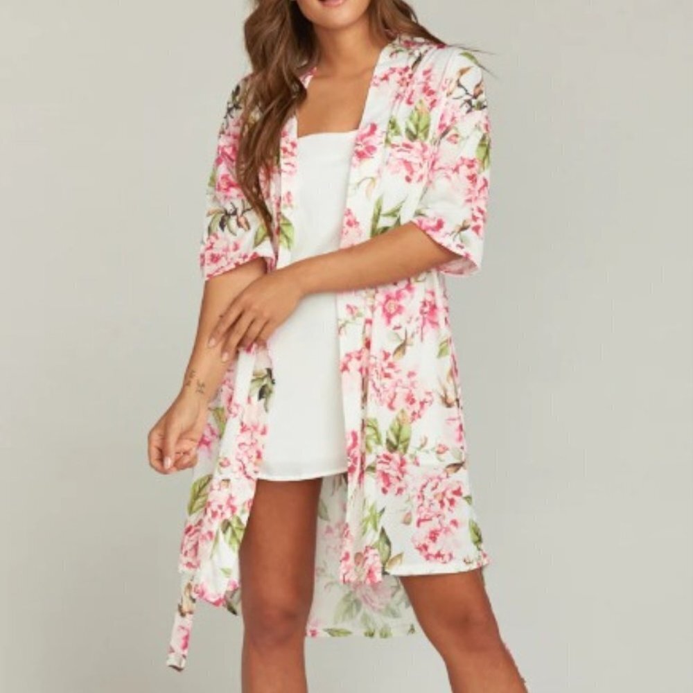 Show Me Your Mumu Women's Garden Of Blooms Brie Robe - OS - Picture 1 of 6